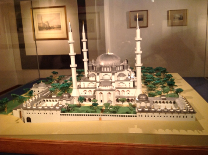 Architectural models on display at Sharjah Museum of Islamic Civilization